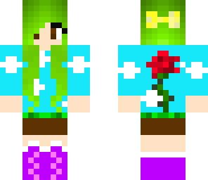 red rose girl