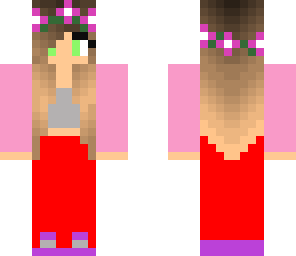 cute girl for mermaid mod rainbow tail