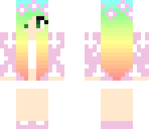 rainbow hippy girl