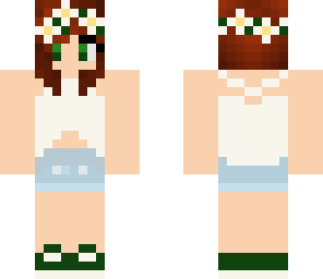 summer flower girl