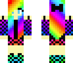 rainbow girl