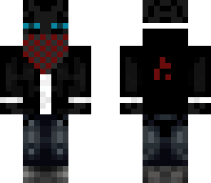 enderman in a black hoodie