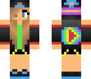 rainbow youtube girl