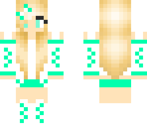 pretty mint-ish cute gurl