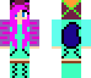 water and ice fox girl