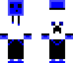 white hoodie blue slime