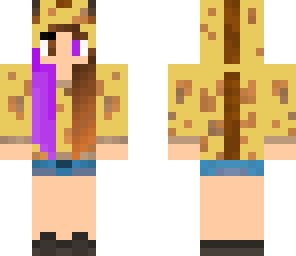 girl giraffe skin