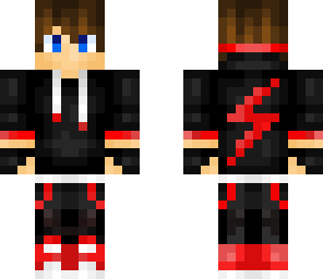 red lightning jacket