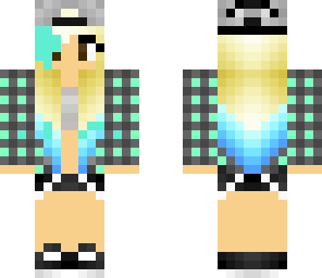 blue tomboy girl