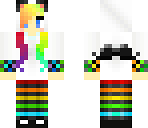 edited cute rainbow girl