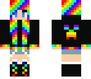 rainbow girl