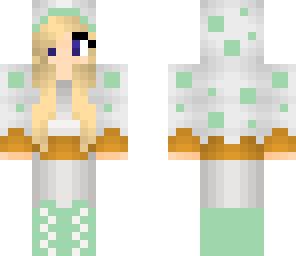 pale green cake hoddie