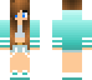teal ombre hoodie girl