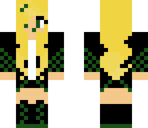 green gamer girl