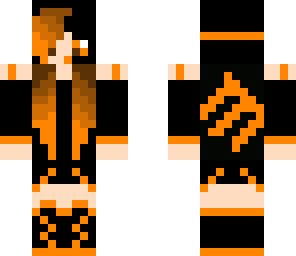 orange gamer girl