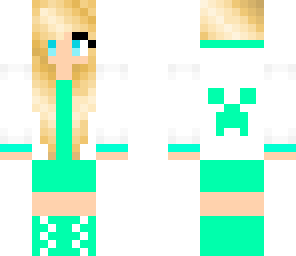 blue creeper girl