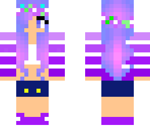 purple spring skin