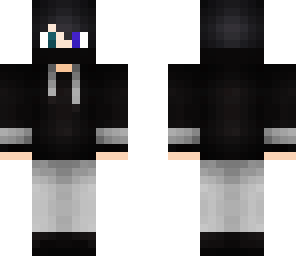 black and white