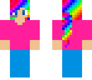 rainbow girl