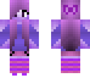 purple kawaii girl