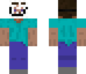 steve with troll mask