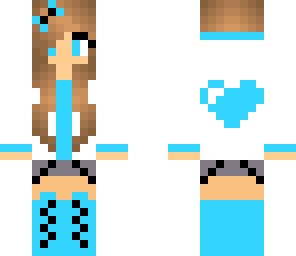 blue hoodie chick