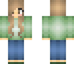 detailed green girl