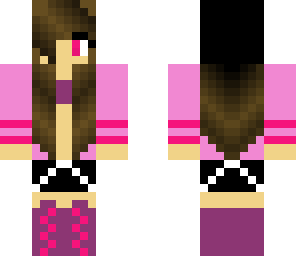 cool pink girl skin
