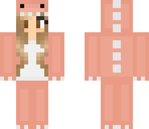 peach dino girl