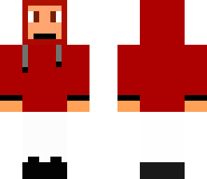 red hoodie