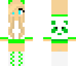 green panda