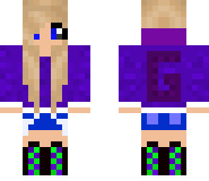 girl with a purple hoodie edited