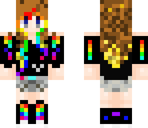 colorful girl