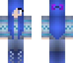 blue girl