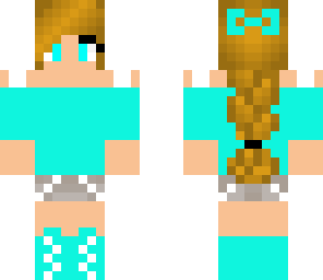 fixed edit - blue casual girl