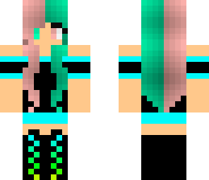 minty hair