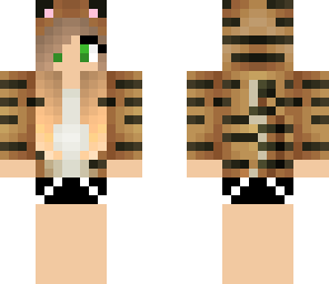 tiger girl green