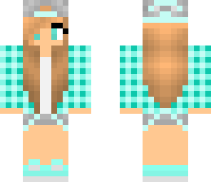 teal skater girl
