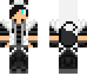 blue black fox boy