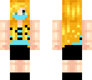 blue ninja girl