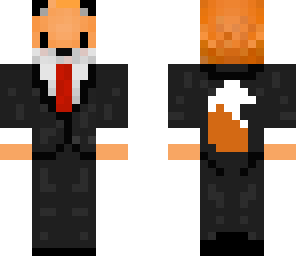 fox -orange- in a suit