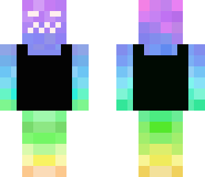 rainbow glitchey