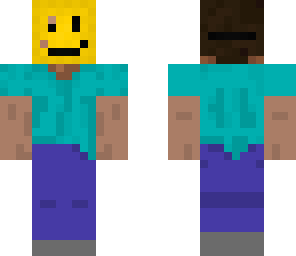 steve with smile mask