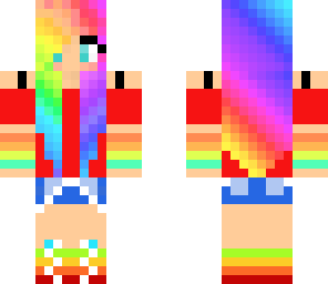 rainbow girl