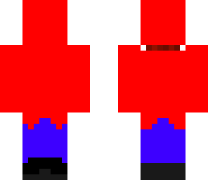 red blue man