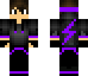 cool boy lightning purple