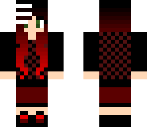 fixed red and black girl