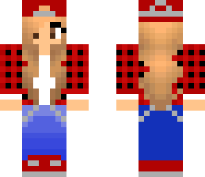 tomboy girl light jean pixel