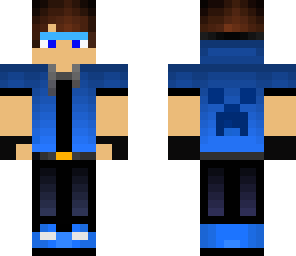 blue with blue goggles