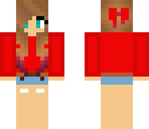 cosy red sweater girl